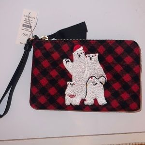 Christmas Talbots wristlet